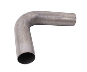3″ Aluminum Mandrel Bend 90° – 1.8mm Wall Thickness, 6″ Leg Length, Raw Finish (OEM Tube Bending Manufacturer)